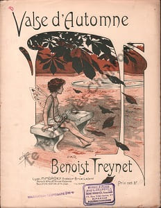 Partition de la chanson : Valse d'automne        .  - Treynet Benoist - 