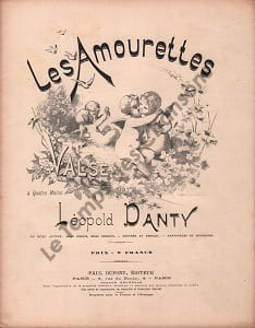 Partition de la chanson : Amourettes (Les)