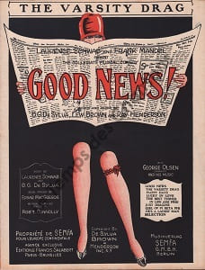 Partition de la chanson : Varsity drag (The) Good news Palace Music-Hall Théâtre