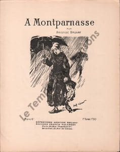 Partition de la chanson : A Montparnasse Edition plus tardive