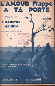 Partition de la chanson : Amour frappe à ta porte (l')     Tampon sur couverture Illustre Maurin (L')  