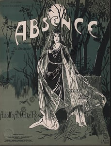 Partition de la chanson : Absence