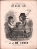 Partition de la chanson : Vieux-t- amis (Les)     Infimes rousseurs  Chanson duo .  - de Croze J.J. - Peytret J.J.