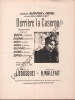 Partition de la chanson : Derrière la caserne       Chansonnette Eldorado,Cigale (La),Gaîté Rochechouart,Gaîté Montparnasse,Pépinière. ...