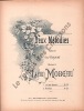 Partition de la chanson : Lune blanche (La)       Poésie .  - Moreau Léon - Verlaine Paul