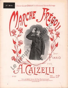 Partition de la chanson : Marche Fregoli        