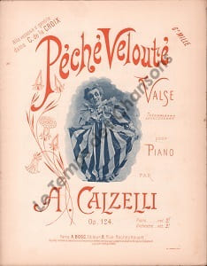 Partition de la chanson : Péché velouté        