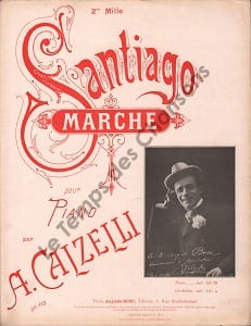 Partition de la chanson : Santiago Leopoldo Fregoli       