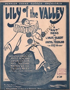 Partition de la chanson : Lily of the Valley