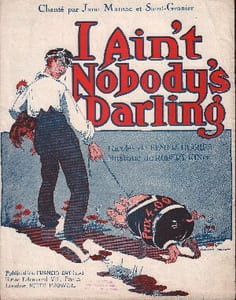 Partition de la chanson : I aint nobody's darling