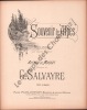 Partition de la chanson : Souvenir des Alpes Chant pour soprano ou ténor       .  - Salvayre Gaston - De Musset Alfred