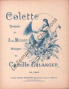 Partition de la chanson : Colette Poésie