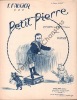 Partition de la chanson : Petit Pierre       Rondeau .  - Faugier F. - 