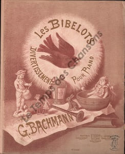 Partition de la chanson : Bibelots (Les)