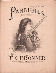 Partition de la chanson : Fanciulla