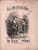 Partition de la chanson : Jeune ménagère (La) Envoi signé du parolier Amédée Burion " A Mademoiselle Julie Avocat " affectueux souvenirs "       ...