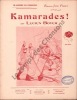 Partition de la chanson : Kamarades !        . Pierly Jane - Boyer Lucien - Boyer Lucien