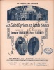 Partition de la chanson : Saint-Cyriens en gants blancs (Les)        . Pierly Jane - Marinier Paul - Bonnaud D.
