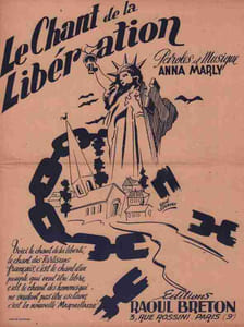 Partition de la chanson : Chant de la libération (Le) Chant des partisans (Le)