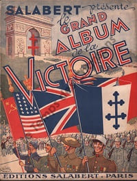 Partition de la chanson : Grand album de la Victoire (Le) Album de dix neuf chansons ( 1939 - 1945 ) Papier fragilisé