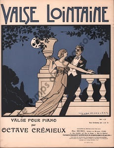 Partition de la chanson : Valse lointaine