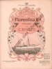 Partition de la chanson : Fiorentina sur l'eau Souvenir de la Bénédiction du S.Y. Fiorentina II lancé le 19 Janvier 1901       .  - Binetti C. - 