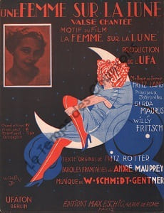 Partition de la chanson : Femme sur la lune (Une)  Heimlich singt für uns die liebe ...    Femme sur la lune (La)  . Fritsch Willy,Maurus Gerda - ...