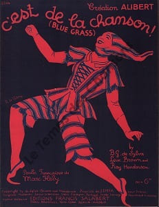 Partition de la chanson : C'est de la chanson ! Blue grass