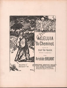 Partition de la chanson : Alleluia du cheminot Edition "1910" . Bruant Aristide - Bruant Aristide - Bruant Aristide