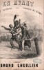 Partition de la chanson : En avant ! Joseph Louis Hippolyte Bellangé (1800-1866) : Peintre de bataille et auteur de lithographies. - Signe : H.te ...