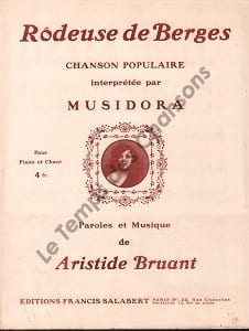 Partition de la chanson : Rôdeuse de berges Chansonnette