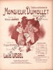 Partition de la chanson : Trio de la leçon d'Anglais      Monsieur Dumollet  Théâtre du Vaudeville.  - Urgel Louis - Delorme Hugues