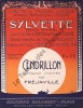 Partition de la chanson : Cendrillon      Sylvette Romance théâtre du Trianon - Lyrique. Fréjaville - Février Henry,Delmas Marc - Roland Claude