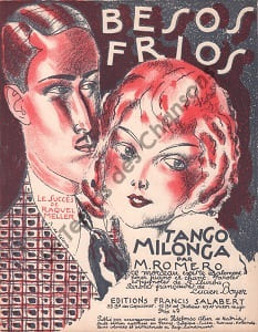 Partition de la chanson : Besos frios  Baisers transis (Les)      . Meller Raquel - Romero Modesto - Boyer Lucien