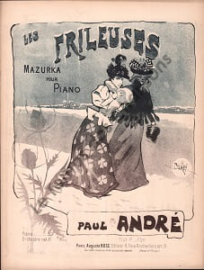 Partition de la chanson : Frileuses (Les)