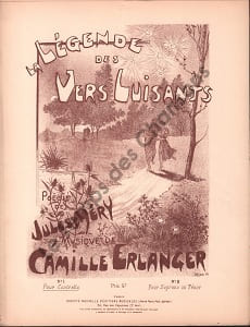 Partition de la chanson : Légende des vers luisants (La) Poésie