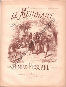 Partition de la chanson : Mendiant (Le)