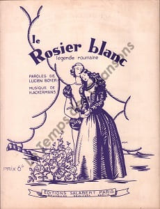 Partition de la chanson : Rosier blanc (Le) Légende Roumaine Légende