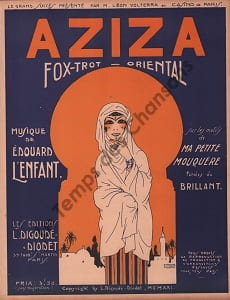 Partition de la chanson : Aziza        
