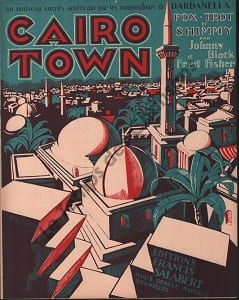 Partition de la chanson : Cairo town