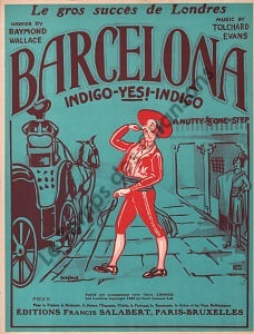 Partition de la chanson : Barcelona . - Evans Tolchard - Phylo,Max Paul