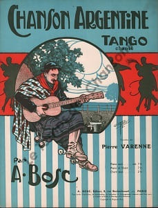 Partition de la chanson : Chanson Argentine