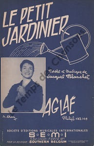 Partition de la chanson : Petit jardinier (Le)