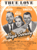 Partition de la chanson : True love Grace Kelly - Frank Sinatra - Bing Crosby     High society  .  - Porter Cole - Porter Cole
