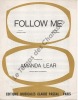 Partition de la chanson : Follow me        . Lear Amanda - Monn Anton - Lear Amanda