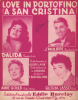 Partition de la chanson : Love in Portofino  A San Christina      . Dalida,Gould Anny,Lasso Gloria,Philippe Jean - Buscaglione Fred - Larue Jacques