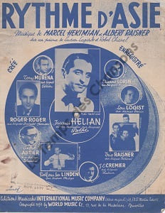 Partition de la chanson : Rythme d'Asie