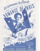 Partition de la chanson : Romance de Paris (La)     Retirage Romance de Paris  . Trenet Charles - Trenet Charles - Trenet Charles