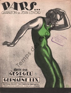 Partition de la chanson : Pars ! ... Tampon