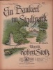 Partition de la chanson : Bankerl im Stadtpark ... (Ein)        . Ressel Franzi - Stolz Robert - Sterk Wilhelm